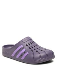 Adidas - adidas Klapki Adilette Clogs ID7261 Fioletowy. Kolor: fioletowy. Materiał: syntetyk