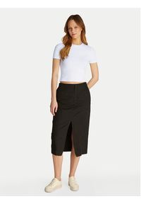 Calvin Klein Jeans T-Shirt J20J225239 Biały Slim Fit. Kolor: biały. Materiał: bawełna #6