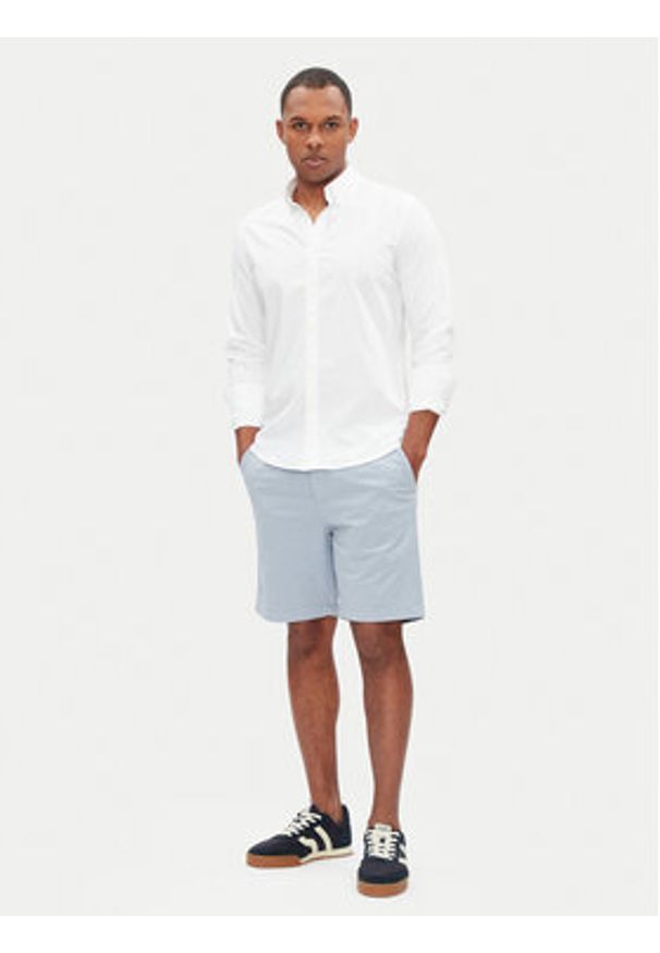 Pepe Jeans Koszula Phil PM308274 Biały Regular Fit. Kolor: biały. Materiał: bawełna