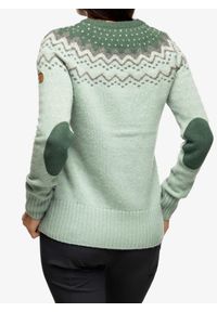 Fjällräven - Sweter damski Fjallraven Ovik Knit Sweater. Kolor: zielony