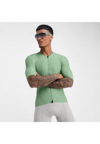 SIROKO - Męska ultralekka koszulka rowerowa Kolarstwo Siroko SRX Stage. Kolor: zielony. Materiał: elastan, nylon. Sport: kolarstwo