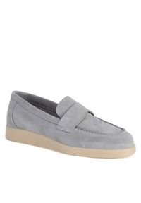 Gino Rossi Mokasyny ELIA-E25-26281 Szary. Kolor: szary. Materiał: zamsz, skóra #4