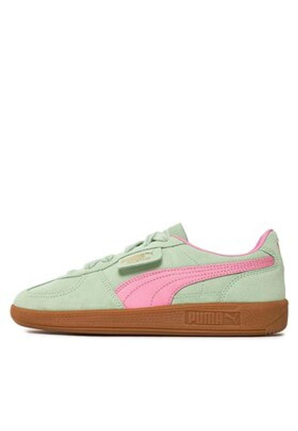 Puma Sneakersy Palermo 396463 02 Zielony. Kolor: zielony. Materiał: skóra