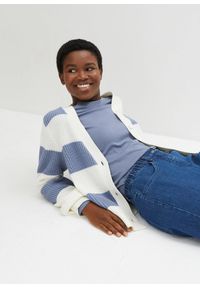 bonprix - Dżinsy Mom, High Wwaist, ze stretchem. Stan: podwyższony. Kolor: niebieski #2