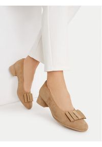 Lasocki Czółenka CEO-WPS-LILLY-04 Beżowy. Kolor: beżowy. Materiał: zamsz, skóra #9
