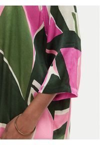 Iconique Sukienka koszulowa Annabelle IC26-098 Kolorowy Relaxed Fit. Materiał: wiskoza. Wzór: kolorowy. Typ sukienki: koszulowe #4