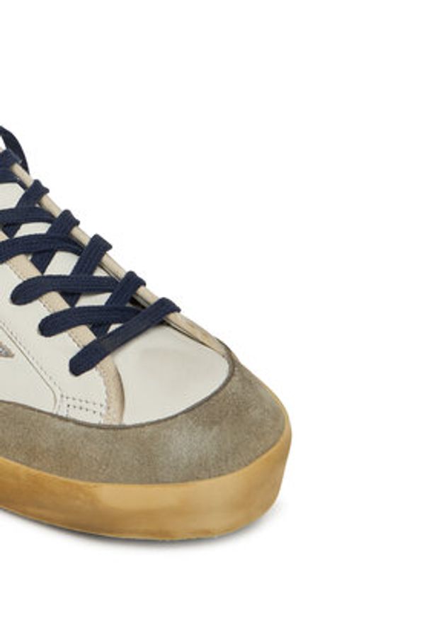 GOLDEN GOOSE - Golden Goose Sneakersy Super Star Penstar Classic GMF00107.F004029.11367 Biały. Kolor: biały. Materiał: skóra