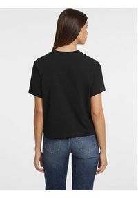 Guess Jeans T-Shirt W4YI73 K8HM0 Czarny Regular Fit. Kolor: czarny. Materiał: bawełna #4