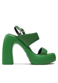 Karl Lagerfeld - KARL LAGERFELD Sandały KL33724 Zielony. Kolor: zielony #1