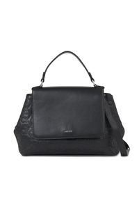 Calvin Klein Torebka Ck Must Top Handle Tote-Emb Mono K60K611285 Czarny. Kolor: czarny