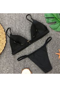 Intica - Bikini minimalistyczne plażowe z wysokiej jakości materiałów Jolene. Kolor: biały. Materiał: materiał #6