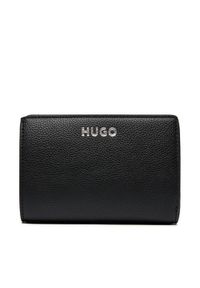 Hugo Duży Portfel Damski Bel Multi Wallet 50516918 Czarny. Kolor: czarny