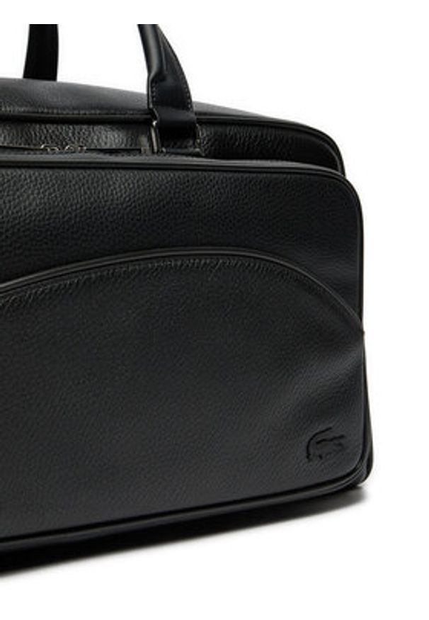Lacoste Torba weekendowa Angy NH4566GY Czarny. Kolor: czarny. Materiał: skóra