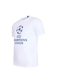 CHAMPIONS LEAGUE - koszulka UEFA Champions League. Kolor: biały. Materiał: bawełna. Sport: piłka nożna