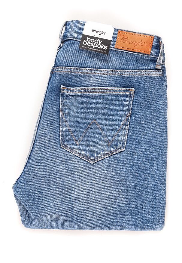 Wrangler - WRANGLER STRAIGHT ALL STAR BLUE W28TRI25U 112128522. Wzór: aplikacja. Styl: klasyczny