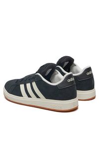 Adidas - adidas Sneakersy Grand Court 00s JH6178 Czarny. Kolor: czarny. Materiał: skóra, zamsz