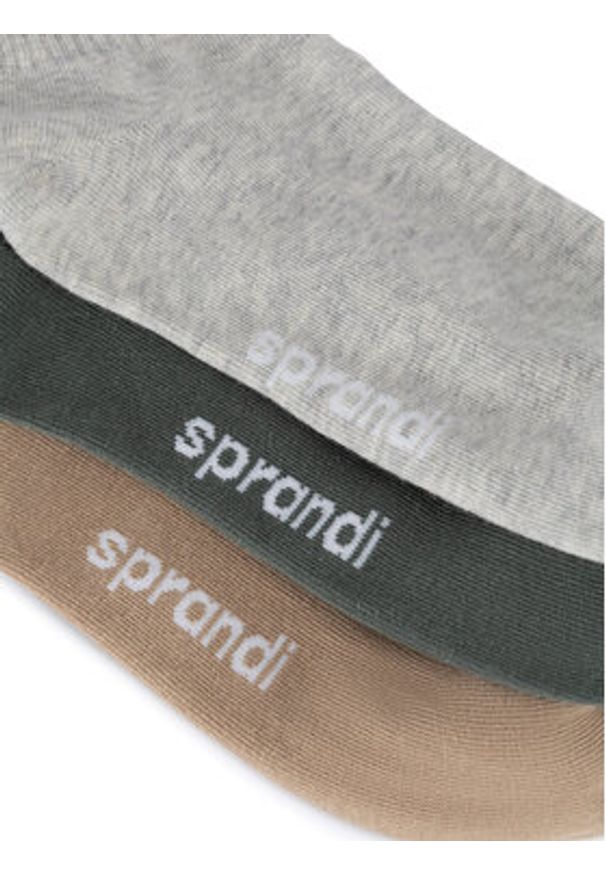 Sprandi Zestaw 3 par niskich skarpet unisex 0UB-004-AW24 (3-PACK) Kolorowy. Materiał: bawełna. Wzór: kolorowy