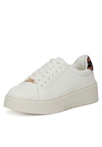 DeeZee Sneakersy AM25232-R Biały. Kolor: biały. Materiał: skóra
