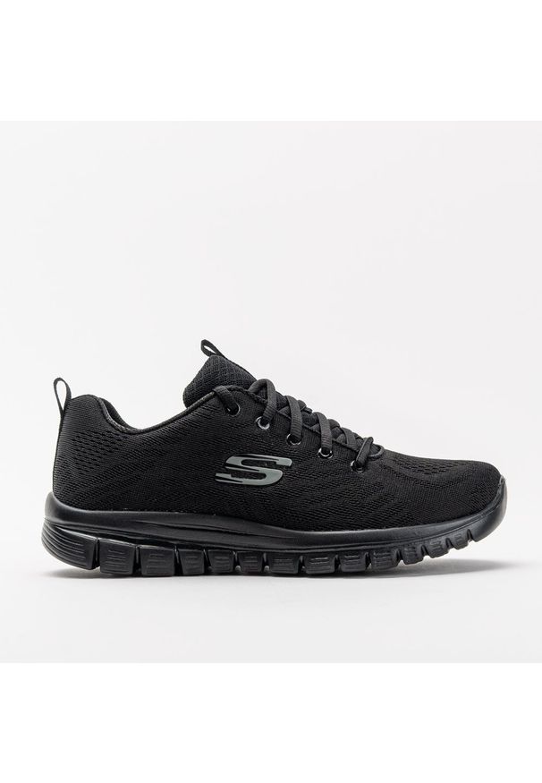 skechers - Buty sportowe damskie Skechers Get Connected (12615/BBK). Okazja: na co dzień. Kolor: czarny. Materiał: materiał, guma. Sezon: lato