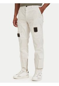 Aeronautica Militare Spodnie cargo Iconic Anti-G 261PA1387UCT01493 Beżowy Regular Fit. Kolor: beżowy. Materiał: bawełna #1