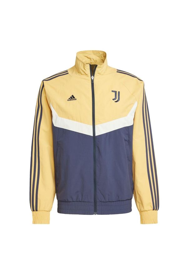 Adidas - Bluza dresowa Juventus Seasonal. Kolor: biały. Materiał: dresówka