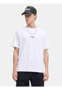 Jack & Jones - Jack&Jones T-Shirt Soho 12278787 Biały Relaxed Fit. Kolor: biały. Materiał: bawełna