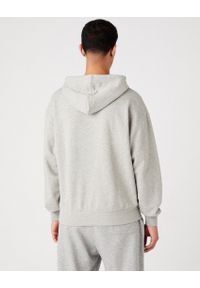 Wrangler - WRANGLER 75TH ANNI HOODIE MĘSKA BLUZA Z KAPTUREM MID GREY MEL W645HTX37. Typ kołnierza: kaptur