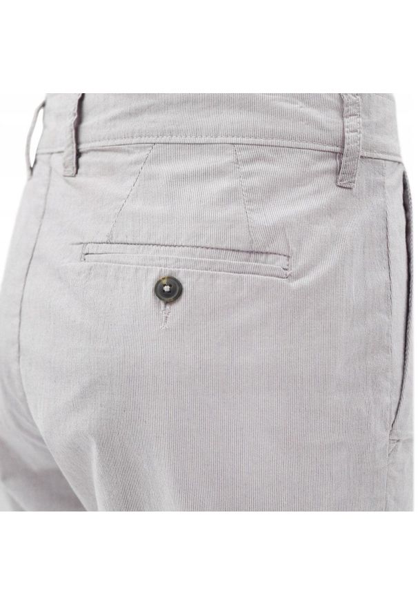 Lekkie, Bawełniane Szorty (Krótkie Spodenki) - Pako Jeans - Popielate. Kolor: szary. Materiał: bawełna, elastan. Długość: krótkie. Sezon: lato. Styl: klasyczny