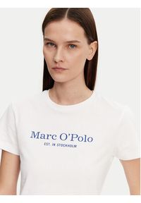 Marc O'Polo T-Shirt 502 2293 51055 Biały Regular Fit. Typ kołnierza: polo. Kolor: biały. Materiał: bawełna