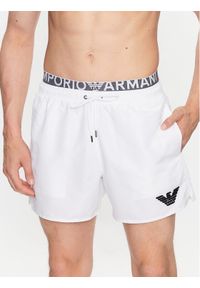 Emporio Armani Underwear Szorty kąpielowe 211740 3R432 00010 Biały Regular Fit. Kolor: biały. Materiał: syntetyk #1