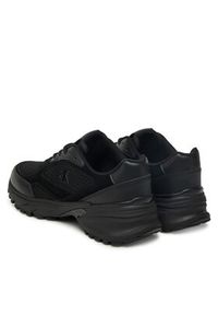 Calvin Klein Jeans Sneakersy Hike Runner Mesh Mix Ck YW0YW01994 Czarny. Kolor: czarny. Materiał: skóra