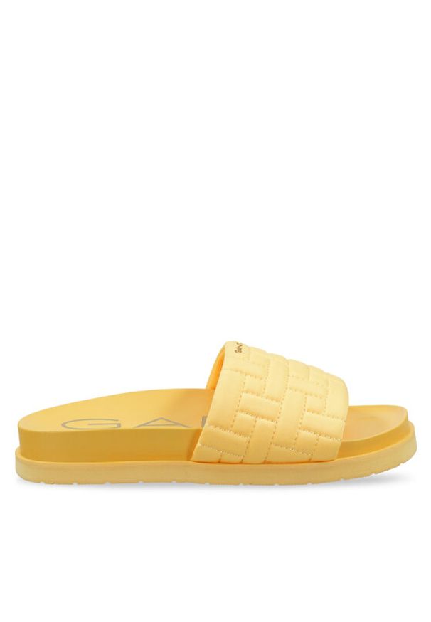 GANT - Gant Klapki 30507939 Żółty. Kolor: żółty. Materiał: materiał