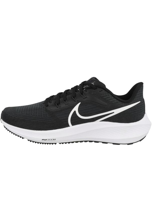 Buty do biegania męskie Nike Air Zoom Pegasus 39. Kolor: czarny. Materiał: materiał, tkanina, syntetyk, guma. Model: Nike Zoom