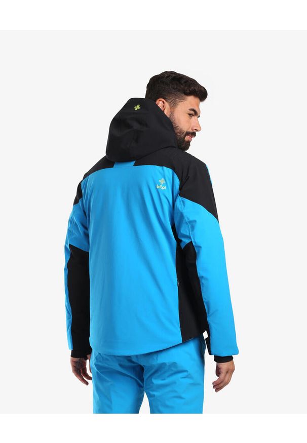 Kurtka narciarska unisex Kilpi DEXEN-U premium. Kolor: niebieski. Materiał: nylon. Sport: narciarstwo