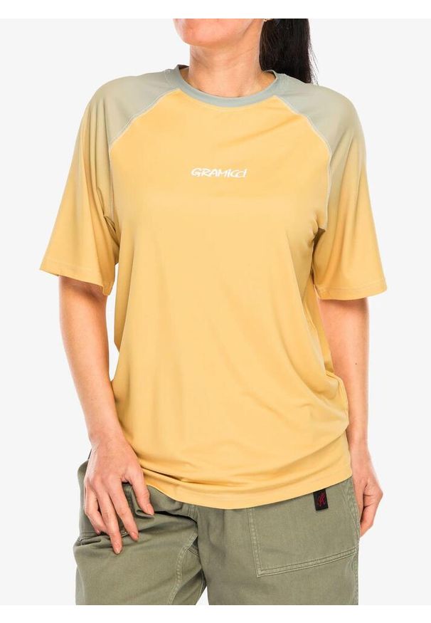 Koszulka szybkoschnąca Gramicci Upf-Shield Short Sleeve Top. Kolor: pomarańczowy