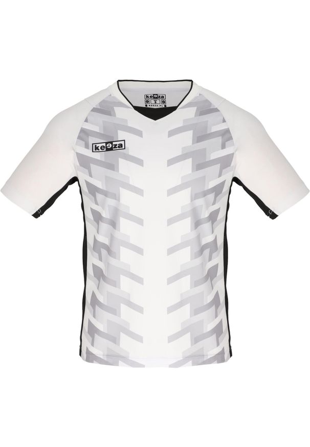 KEEZA - Koszulka piłkarska Keeza Dover Junior. Kolor: biały. Sport: piłka nożna