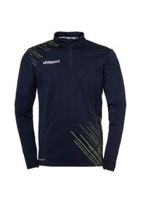 UHLSPORT - Dziecięcy top treningowy 1/4 zip Uhlsport Score 26. Typ kołnierza: kołnierzyk stójkowy. Kolor: żółty, niebieski, wielokolorowy. Wzór: haft. Sport: piłka nożna #1