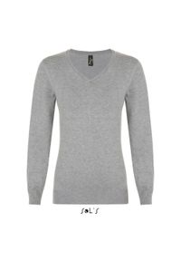 SOL'S - Sweter damski Sol's Glory. Kolor: wielokolorowy, szary, brązowy. Materiał: polar. Sezon: zima #1