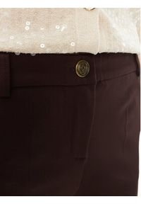 Marella Spodnie materiałowe Aletta 2523786014 Brązowy Regular Fit. Kolor: brązowy. Materiał: syntetyk #5