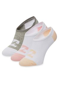 Billabong Zestaw 3 par stopek damskich AS_BILLABONG_07S_SS25 (3-PACK) Czarny. Kolor: czarny. Materiał: materiał, bawełna