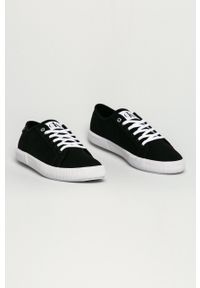 Calvin Klein Jeans - Tenisówki. Nosek buta: okrągły. Zapięcie: sznurówki. Kolor: czarny. Materiał: guma #3