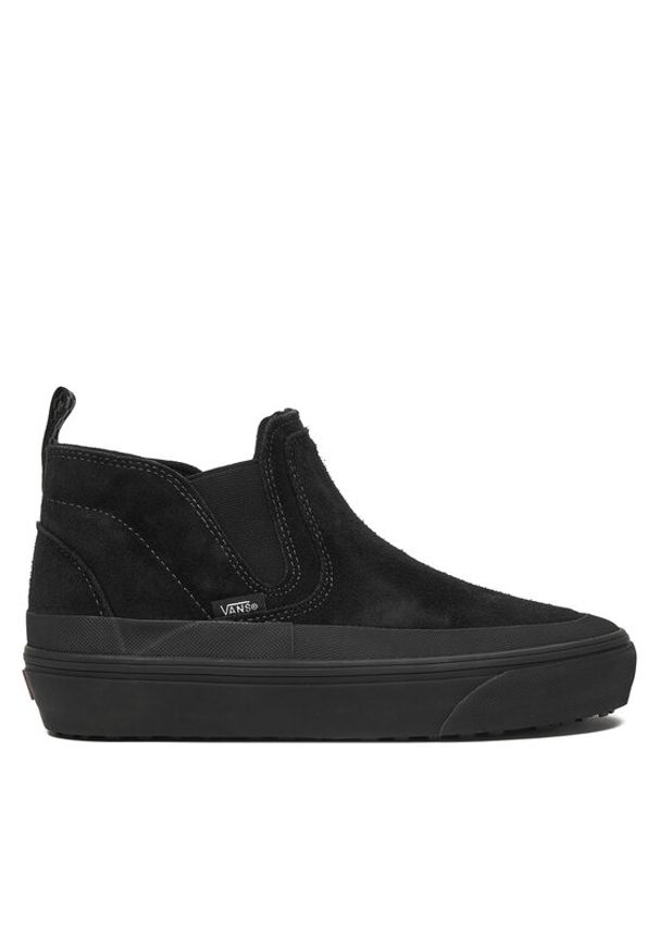 Vans Sneakersy MTE Mid-Slip Insulated VN000DANBLK1 Czarny. Kolor: czarny. Materiał: skóra, zamsz
