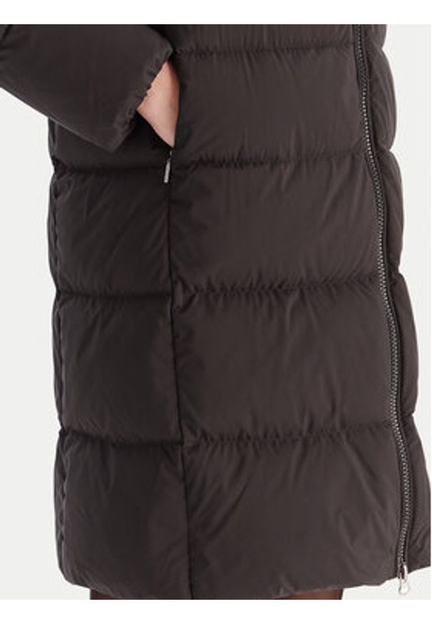 Hetrego - Hetregó Kurtka puchowa Lena 8P697 25WD08 Czarny Regular Fit. Kolor: czarny. Materiał: syntetyk