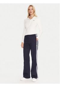Lacoste Spodnie dresowe XF5250 Granatowy Regular Fit. Kolor: niebieski. Materiał: dresówka #5