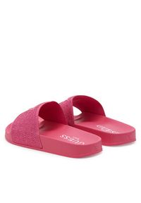 Guess Klapki E4GZ25 BB00F Różowy. Kolor: różowy
