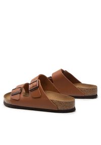 Birkenstock Klapki Arizona Bs 1019019 Brązowy. Kolor: brązowy. Materiał: skóra