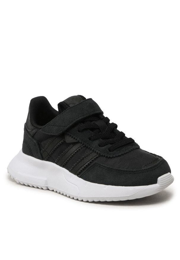 Adidas - Buty adidas Retropy F2 Cf El C GX9067 Cblack/Cblack/Ftwwht. Kolor: czarny. Materiał: skóra, zamsz