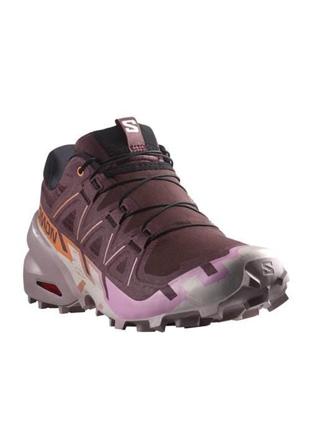 salomon - Buty do biegania damskie Salomon Speedcross 6. Zapięcie: sznurówki. Kolor: czerwony, fioletowy, wielokolorowy. Materiał: syntetyk, materiał, tkanina. Szerokość cholewki: normalna. Model: Salomon Speedcross. Sport: bieganie