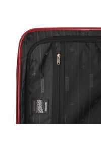 Wittchen - Średnia walizka z polikarbonu prosta. Kolor: czerwony. Materiał: guma. Styl: elegancki #7