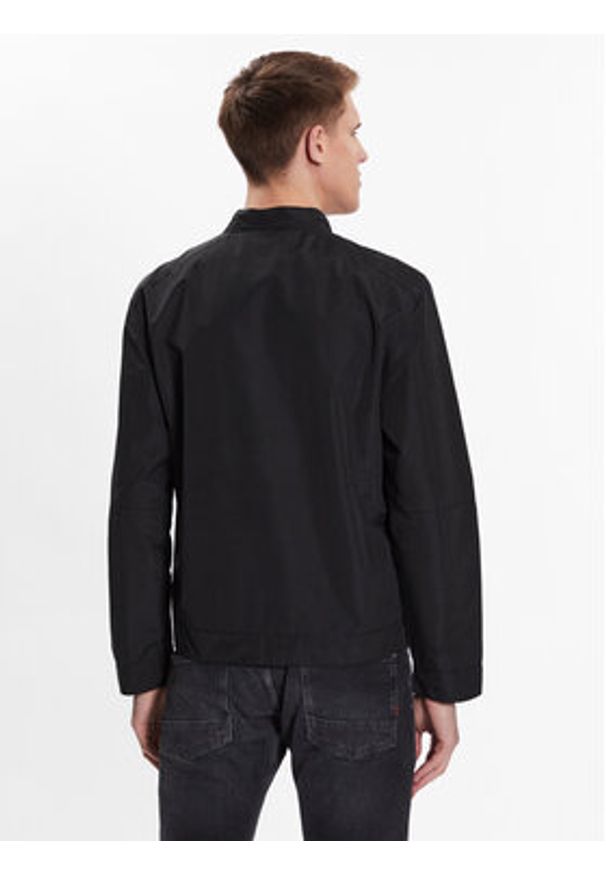 Brave Soul Kurtka bomber MJK-LOWTHER Czarny Regular Fit. Kolor: czarny. Materiał: syntetyk